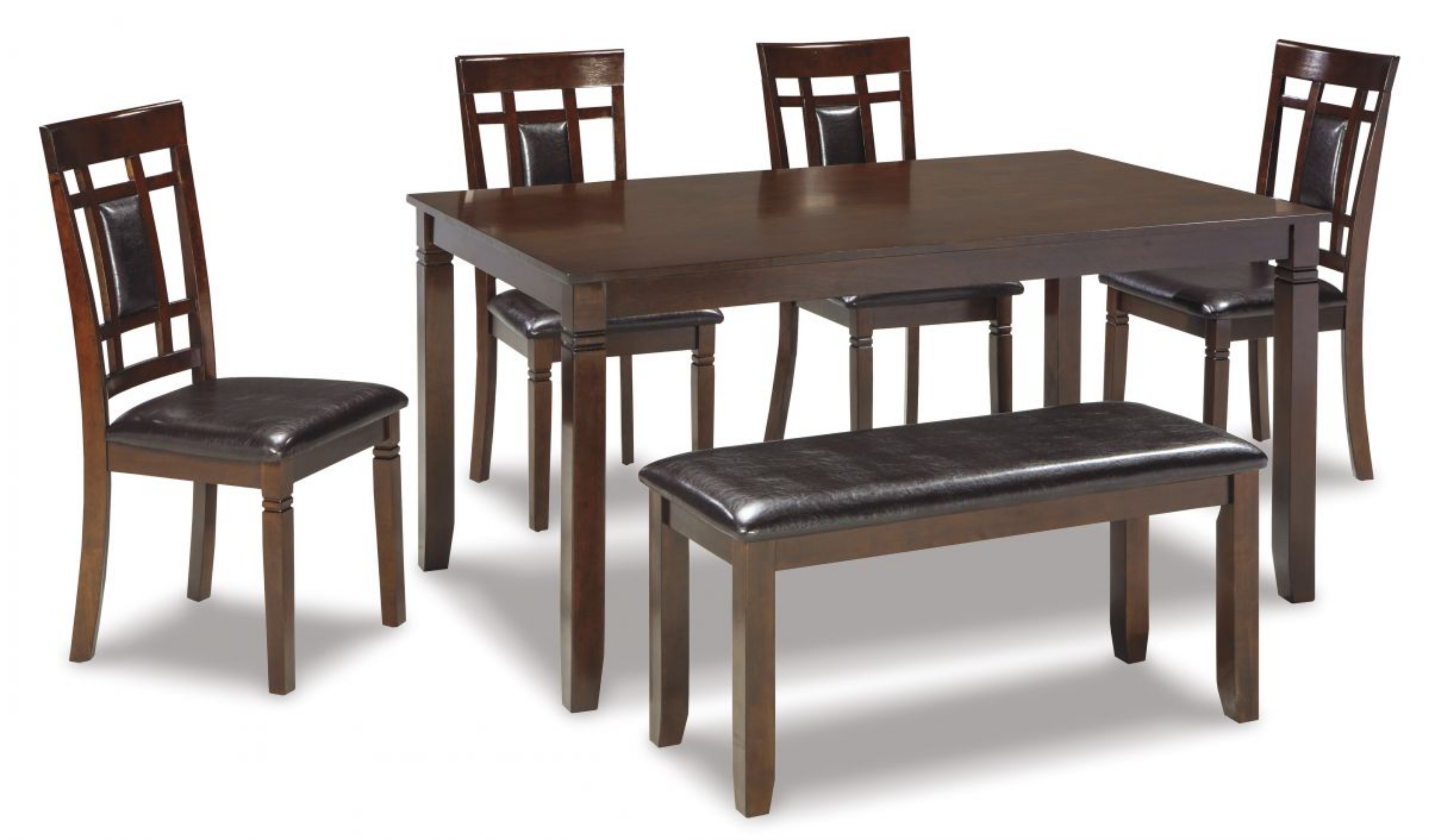 Picture of Bennox Dining Table, 4 Chairs & Bench