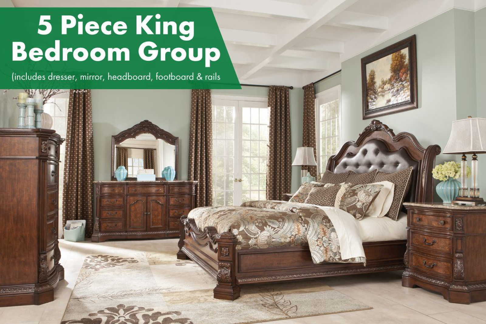 Picture of Ledelle 5 Piece King Bedroom