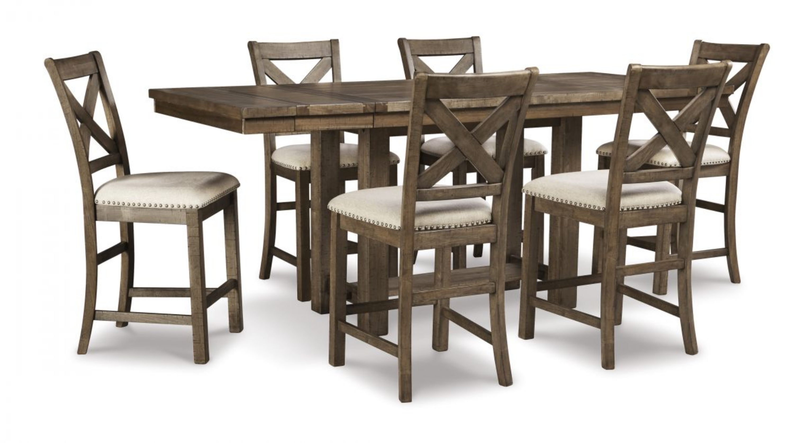 Picture of Moriville Counter Height Dining Table & 6 Stools