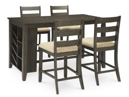 Picture of Rokane Counter Height Dining Table & 4 Stools