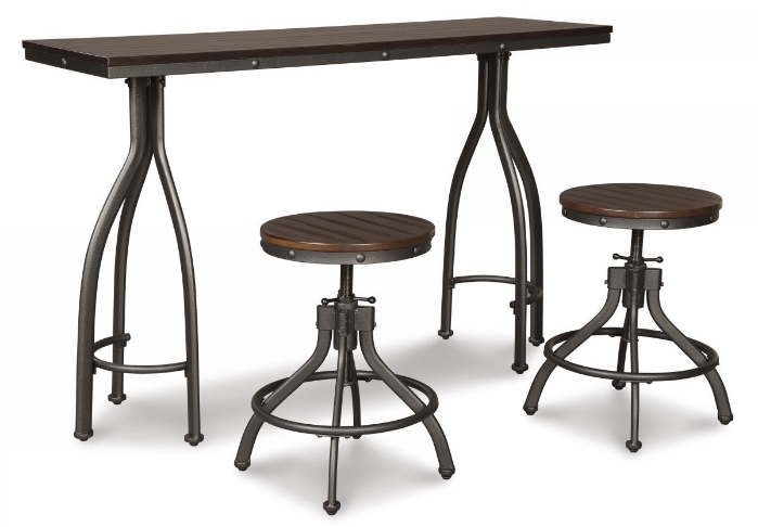 Picture of Odium Counter Height Dining Table & 2 Stools