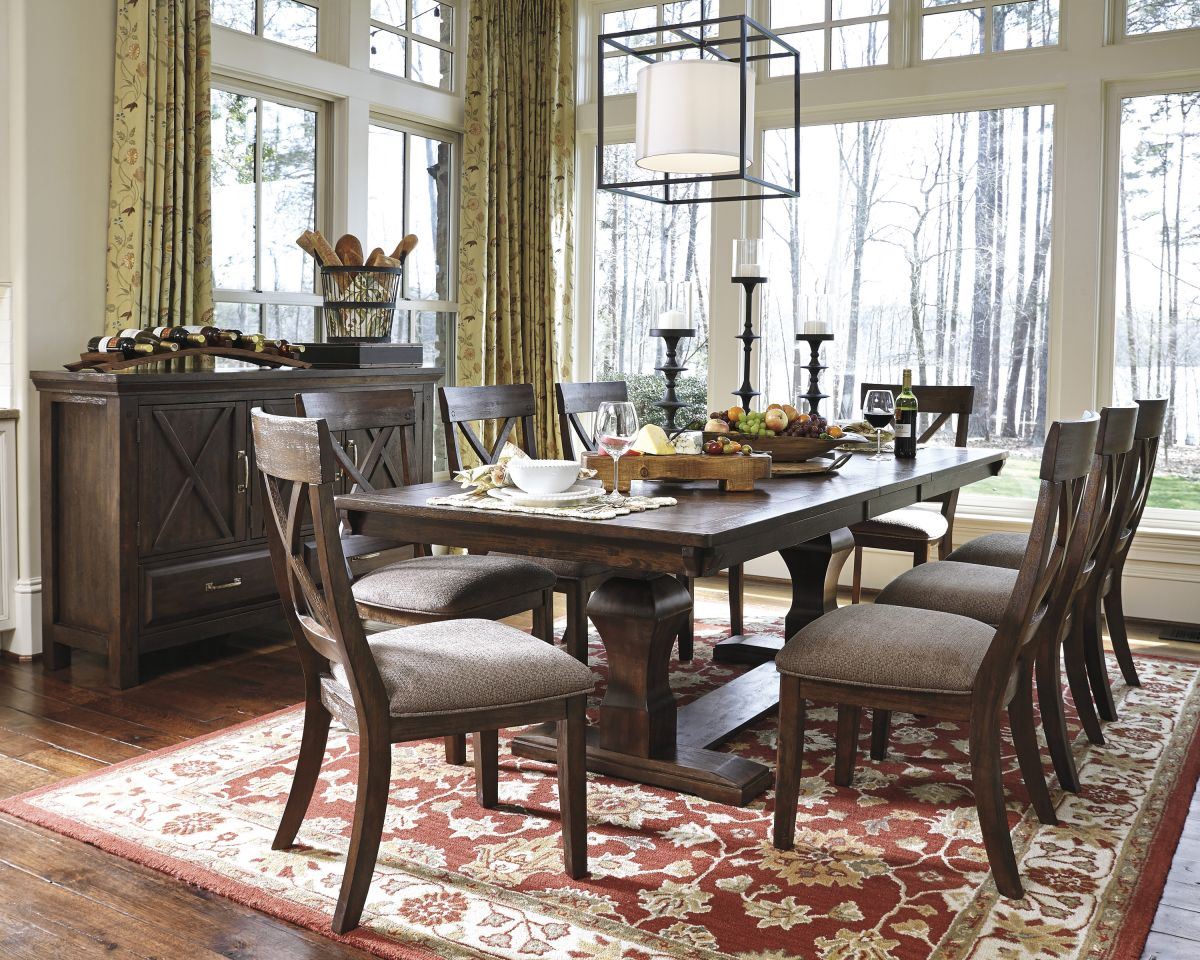 windville round dining room table