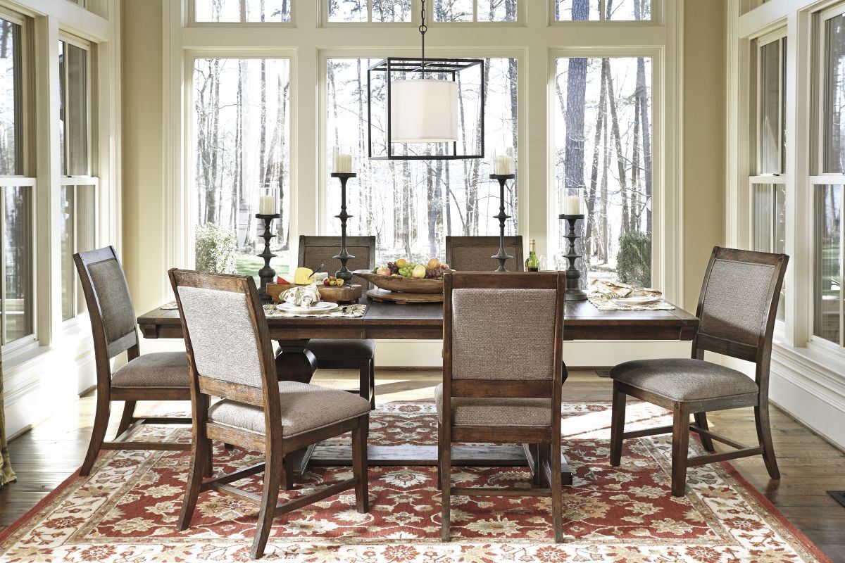 home crown 6 seater dining table