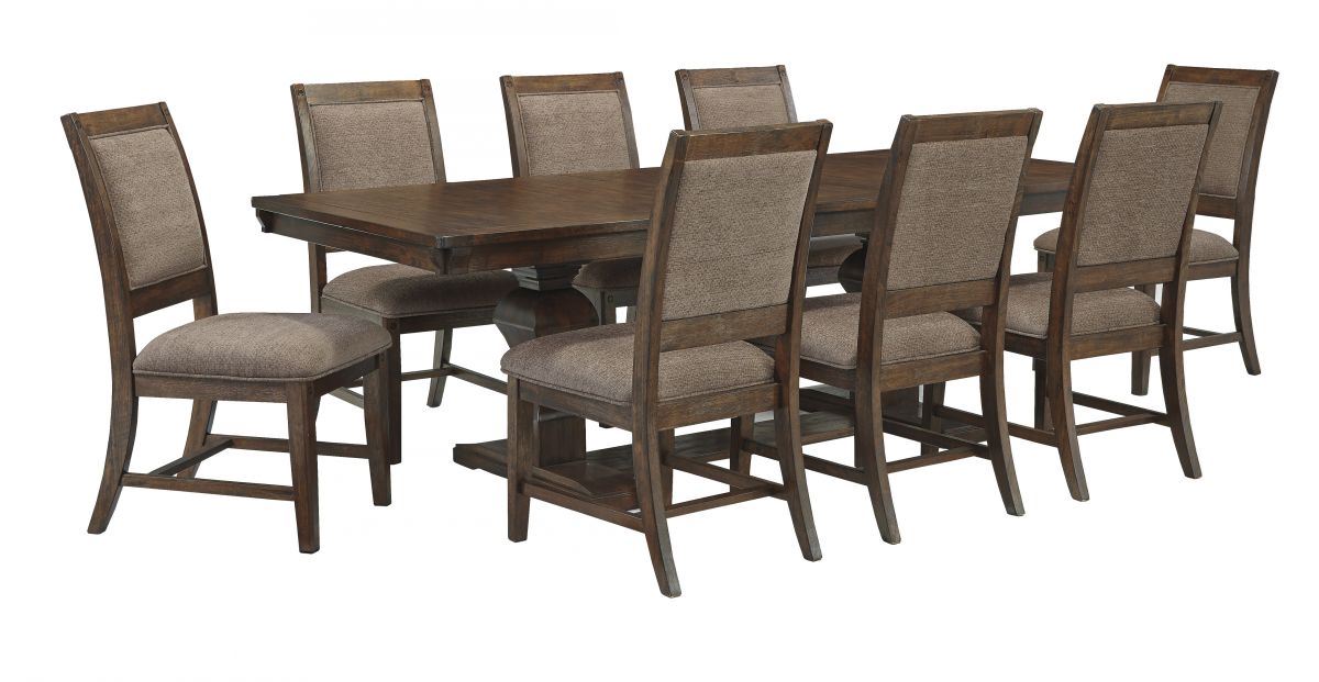 windville dining table and 8 chairs set