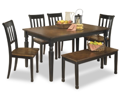 Picture of Owingsville Dining Table, 4 Chairs & Bench