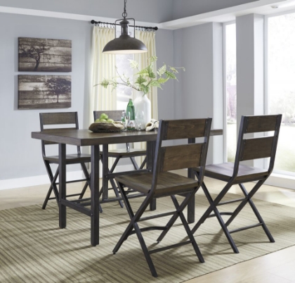 Picture of Kavara Counter Height Dining Table & 4 Stools