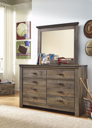 Picture of Trinell Dresser & Mirror