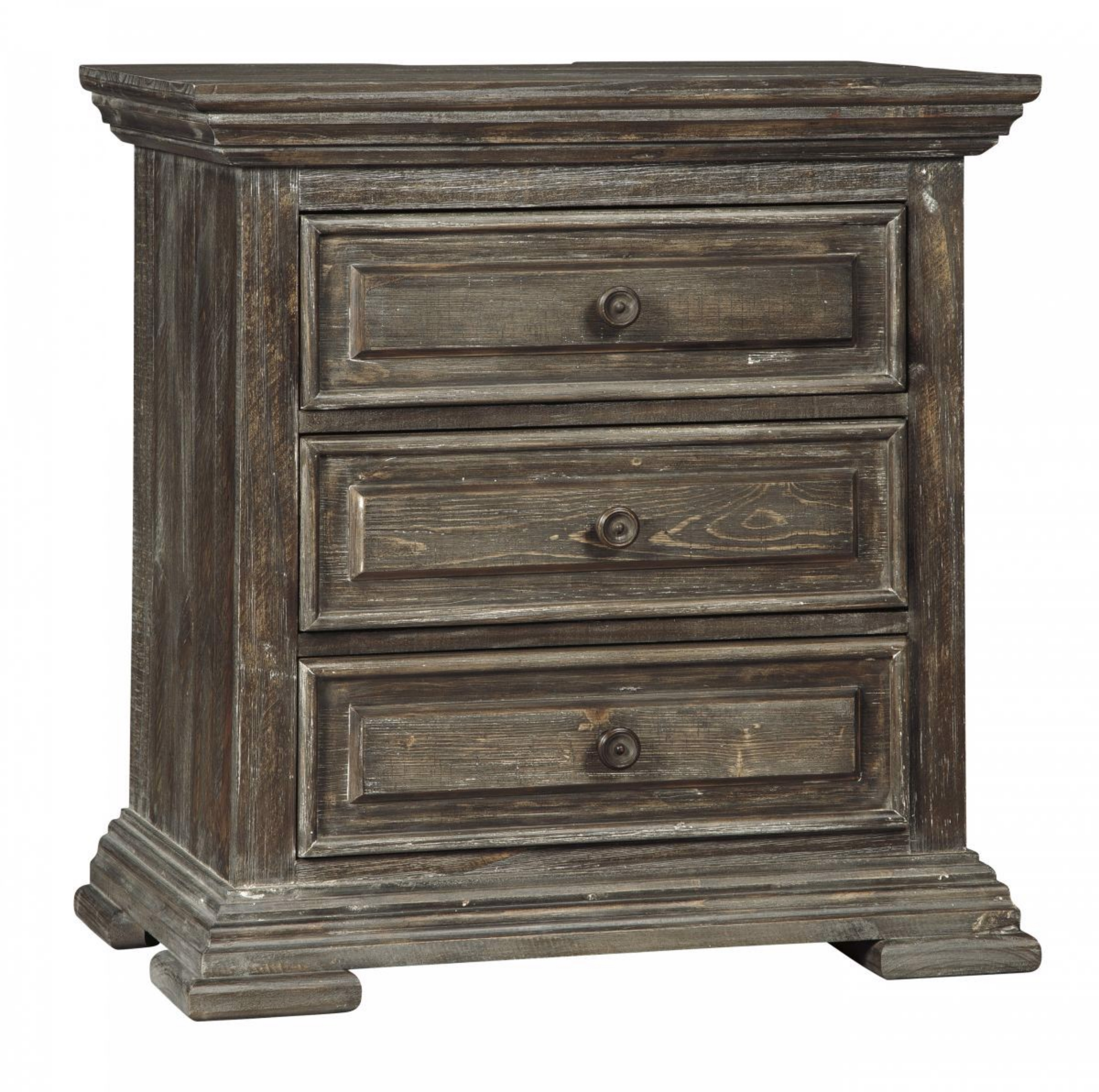 Picture of Three Drawer Nightstand