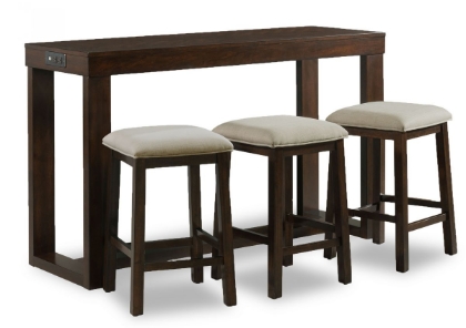 Picture of Hardy Bar Dining Table & 3 Stools