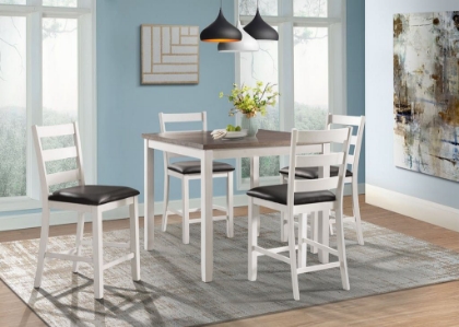 Picture of Martin Counter Height Dining Table & 4 Stools