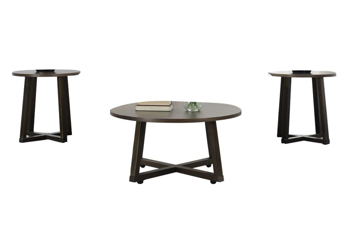 Picture of Industrial 3 Piece Table Set
