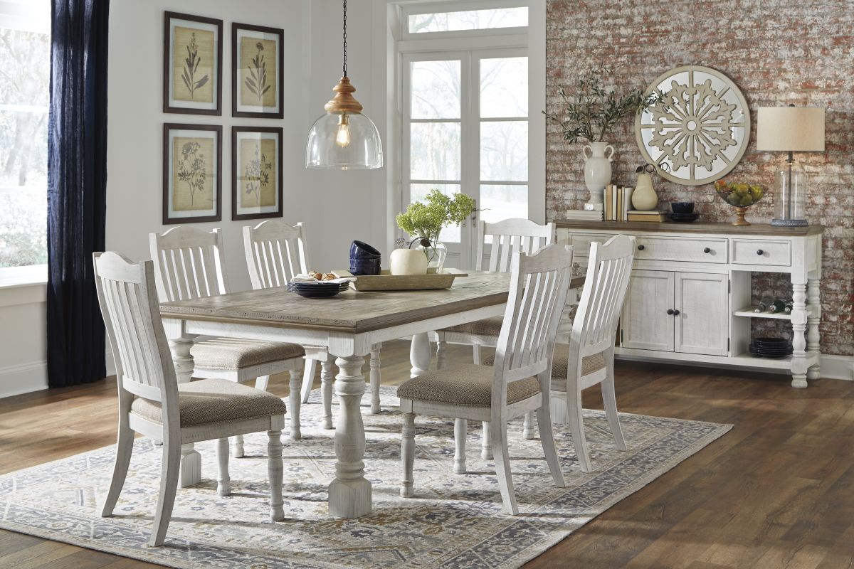 ashley havalance dining set