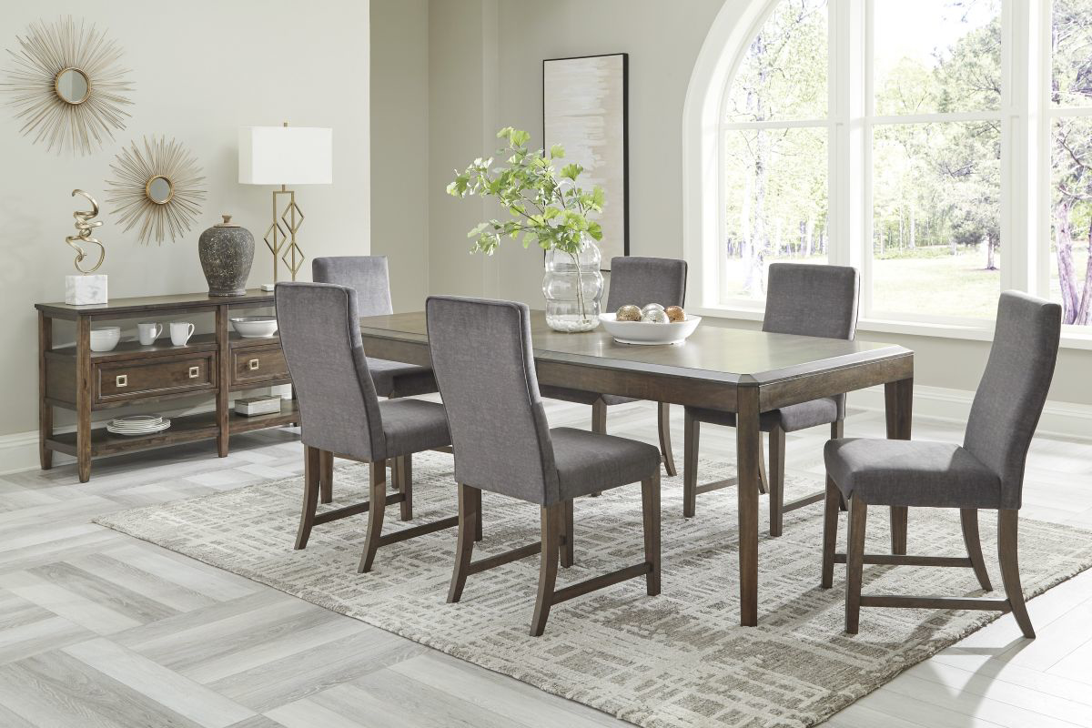 upholstered dining chairs metal legs