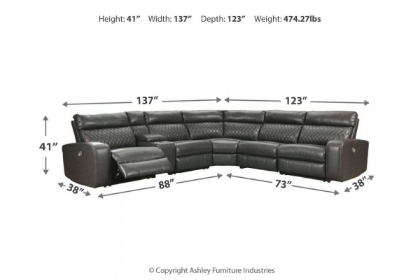 Picture of Samperstone Power Reclining Sectional