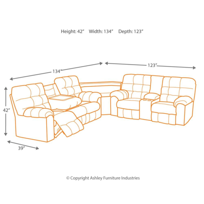 Picture of Acieona Reclining Sectional