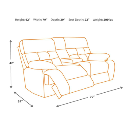 Picture of Acieona Reclining Loveseat