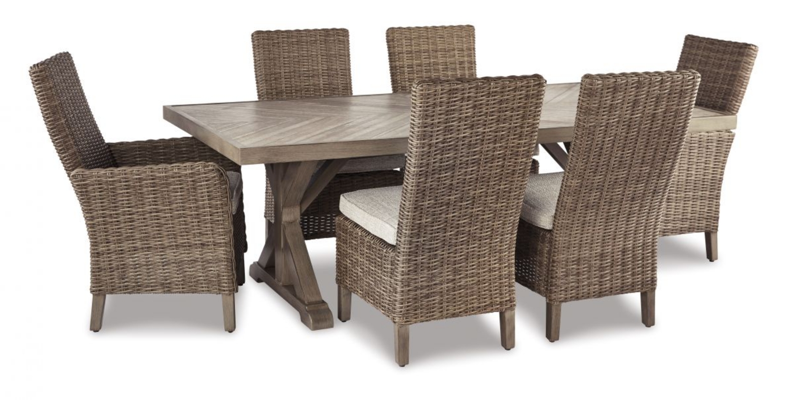 Picture of Beachcroft Outdoor Dining Table & 6 Chairs