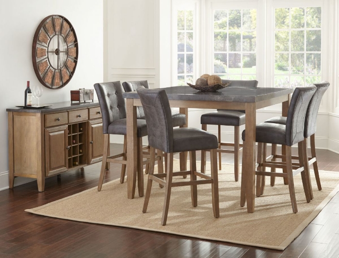 Picture of Debby Pub Height Dining Table & 6 Stools