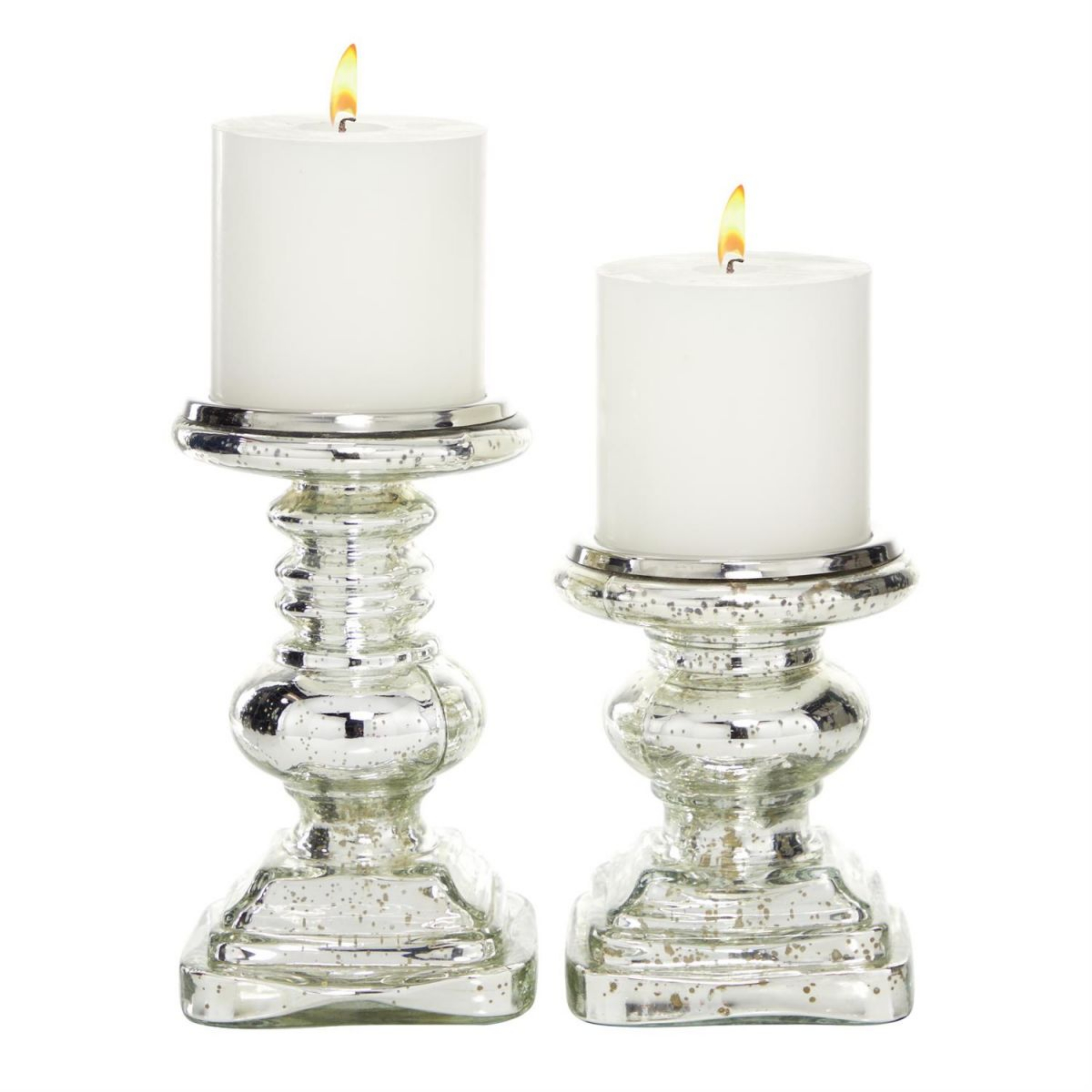 Picture of Glass Candle Holder Set