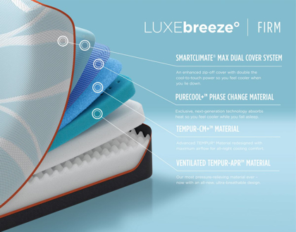 Picture of LuxeBreeze Firm Mattress