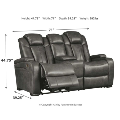 Picture of Turbulance Reclining Power Loveseat