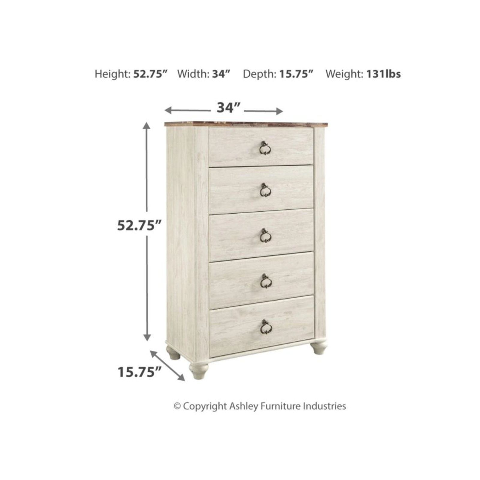 Willowton Chest of Drawers