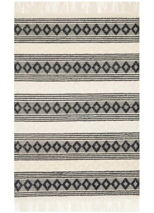Picture of Holloway Ivory/Black Large Rug