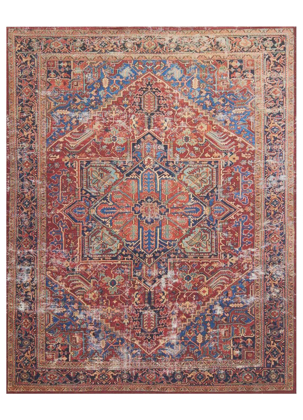 Picture of Lucca Red/Blue Large Rug