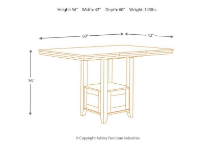 Picture of Ralene Counter Height Dining Table