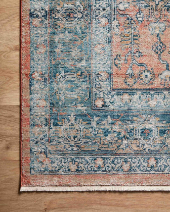Picture of Elise Coral/Blue Large Rug