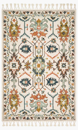 Picture of Kasuri Ivory/Tuscan Clay Rug