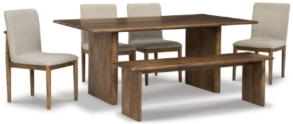 Picture of Isanti Dining Table, 4 Chairs & Bench