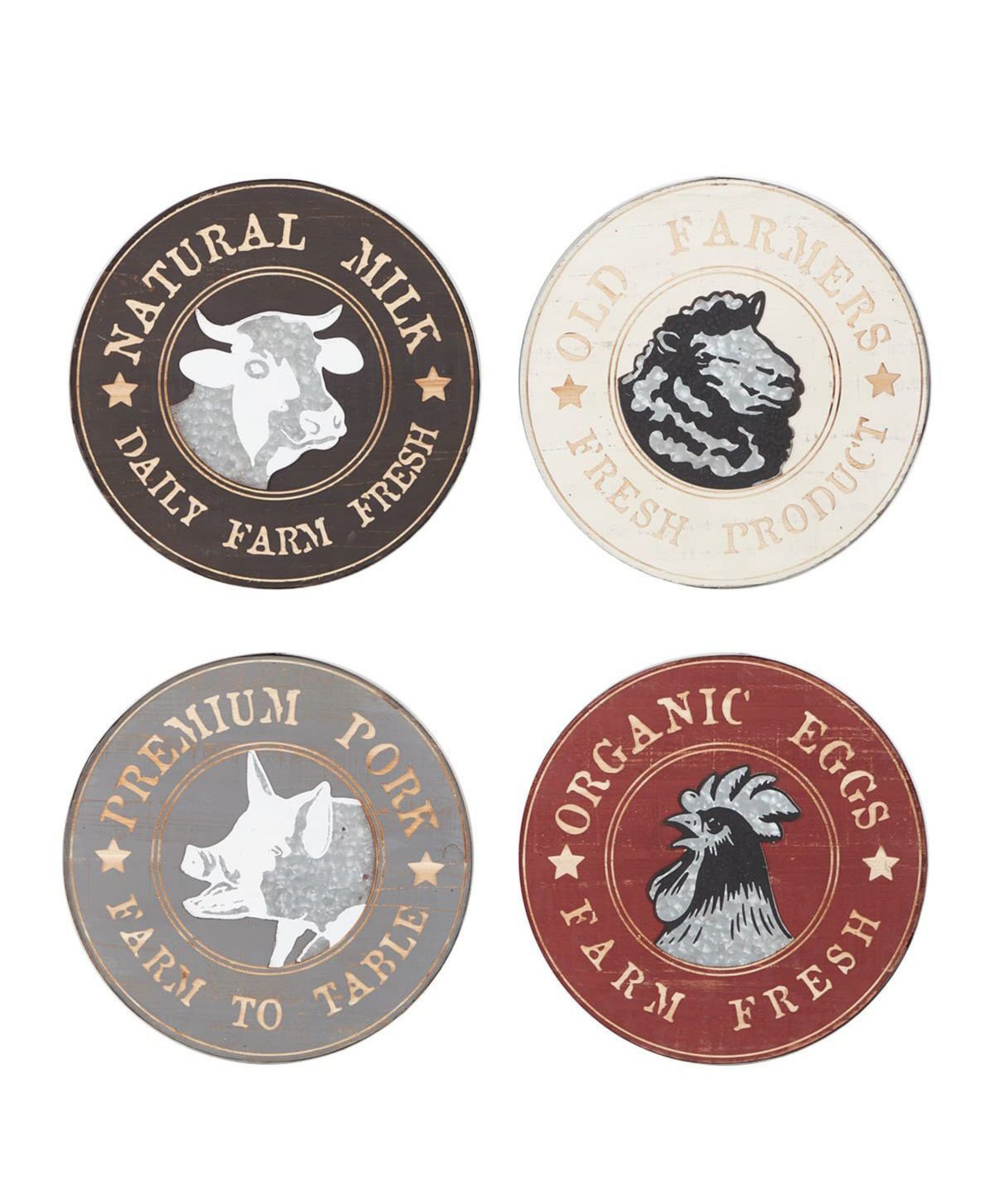 Picture of Metal Wall Decor Set