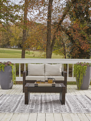 Picture of East Brook Patio Loveseat with Table