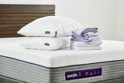 Picture of Purple SoftStretch King/Cal-King Sheets