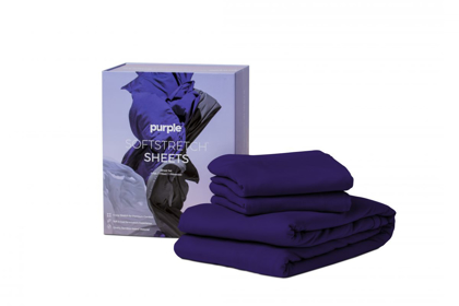 Picture of Purple SoftStretch Twin/Twin XL Sheets