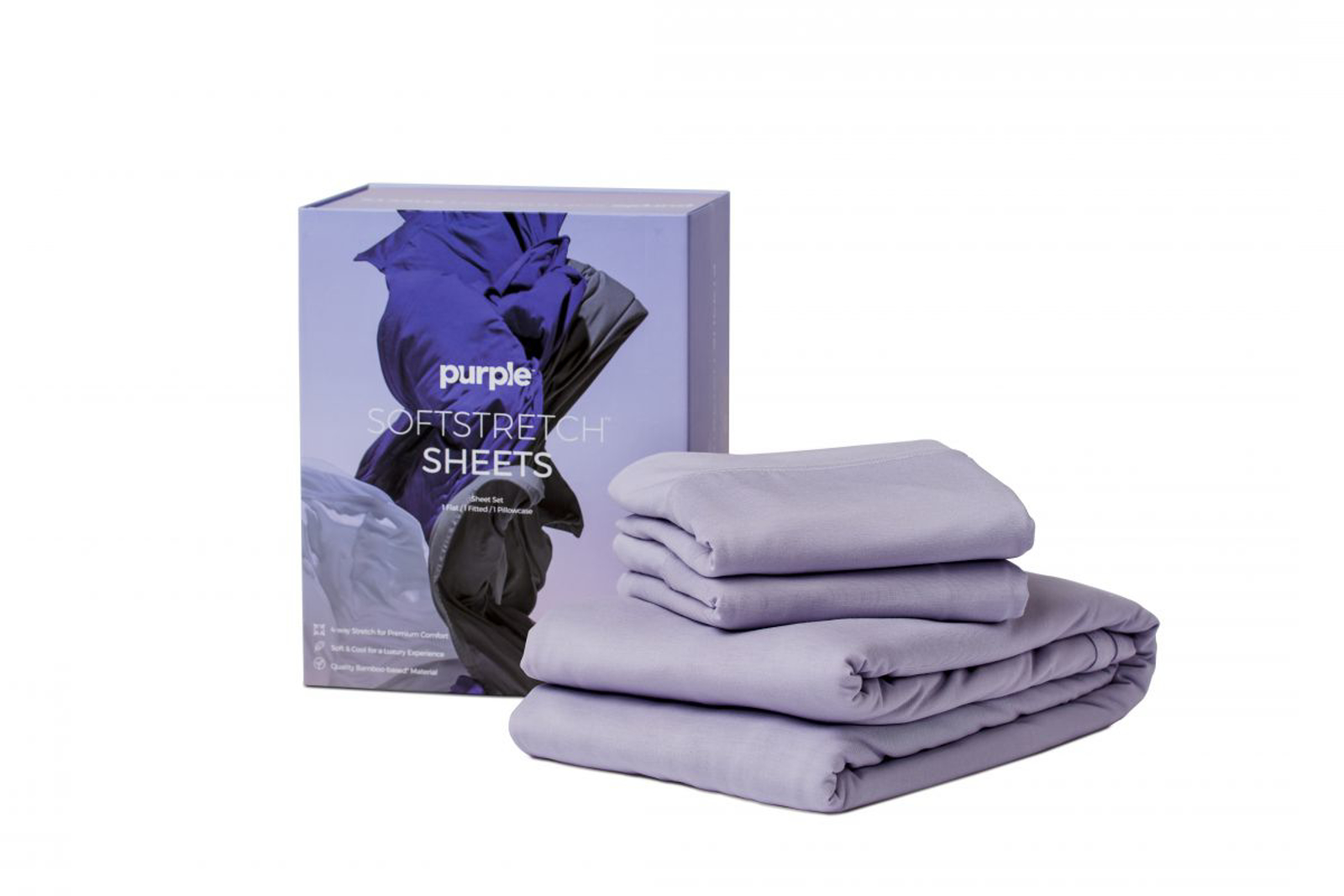 Purple SoftStretch Full Sheets