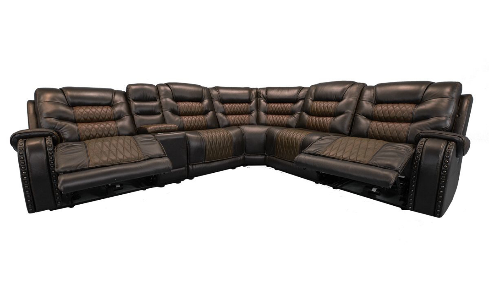 Picture of Cheers Man Wah Power Reclining Sectional