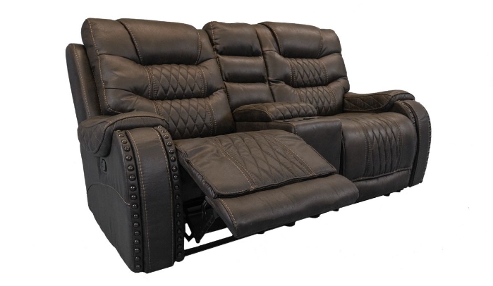 Picture of Cheers Man Wah Reclining Loveseat