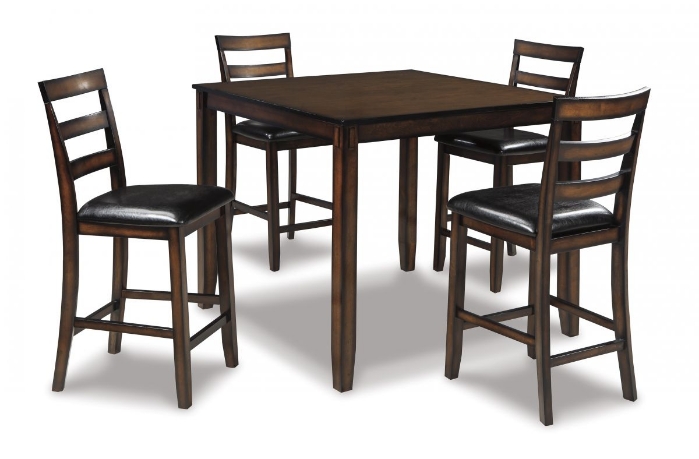 Picture of Coviar Counter Height Dining Table & 4 Stools