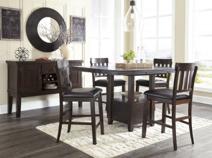 Picture of Haddigan Counter Height Dining Table & 4 Stools