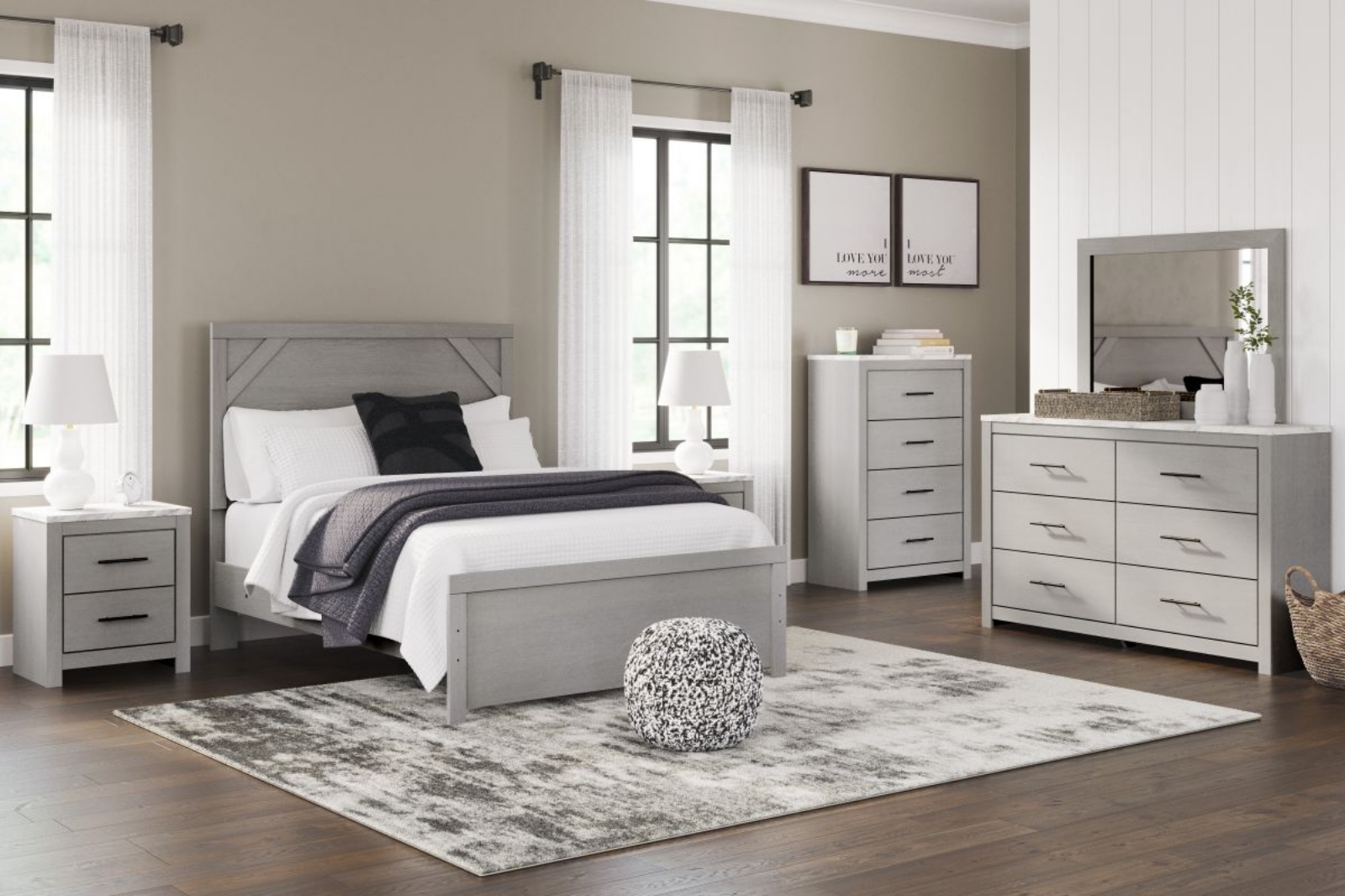 Picture of Cottonburg 5 Piece Full Bedroom Group
