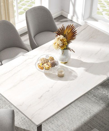 Picture of Ashley Ronstyne Dining Table, Grayish Brown/White
