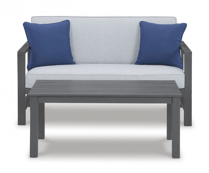 Picture of Fynnegan Outdoor Loveseat with Table