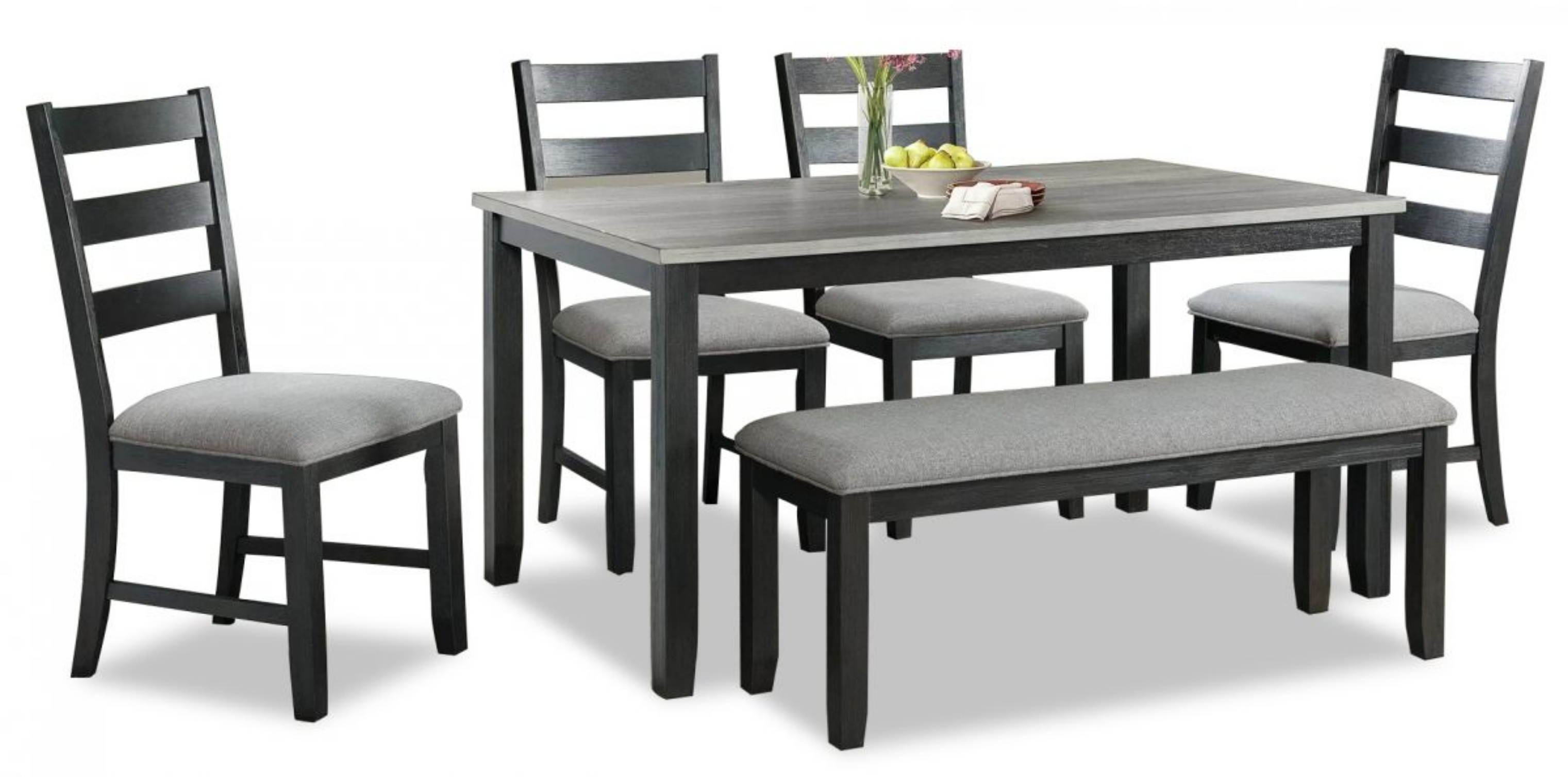 Picture of Martin Dining Table, 4 Chairs & Bench