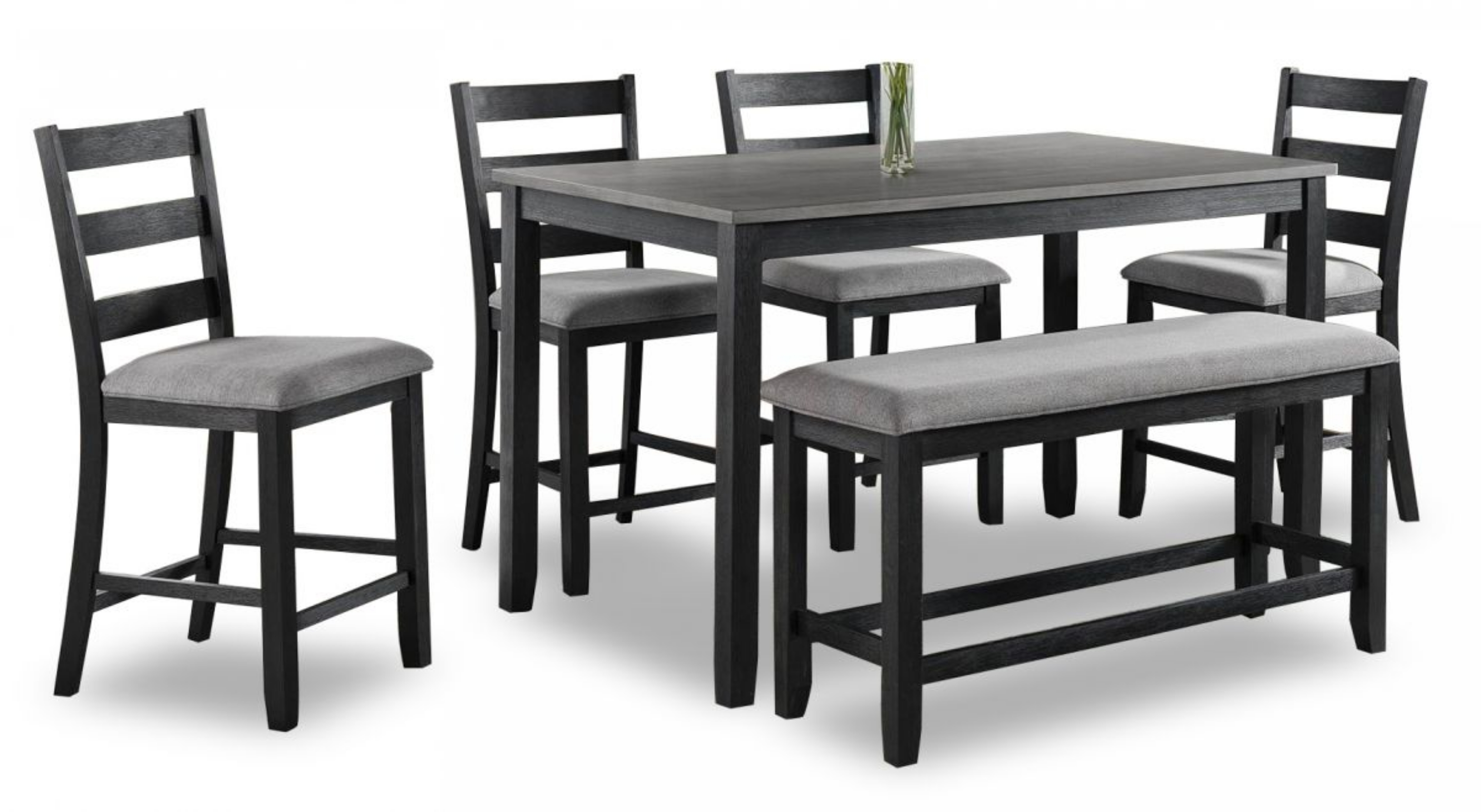 Picture of Martin Counter Height Dining Table, 4 Stools & Bench