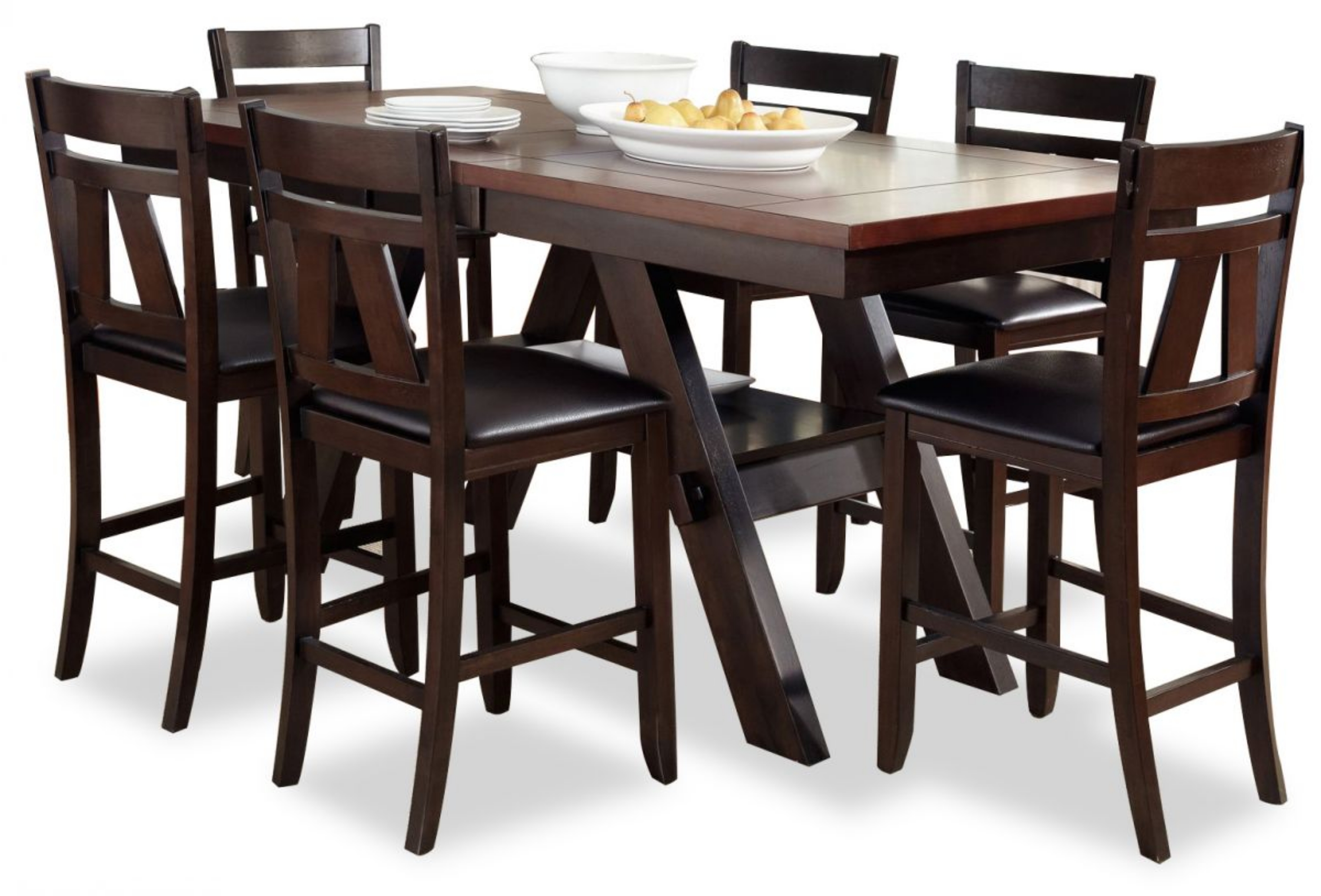 Picture of Lawson Counter Height Dining Table & 6 Chairs