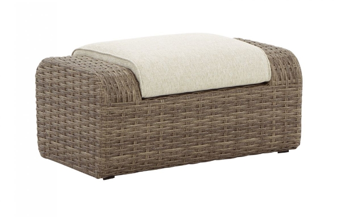 Picture of Sandy Bloom Outdoor Ottoman