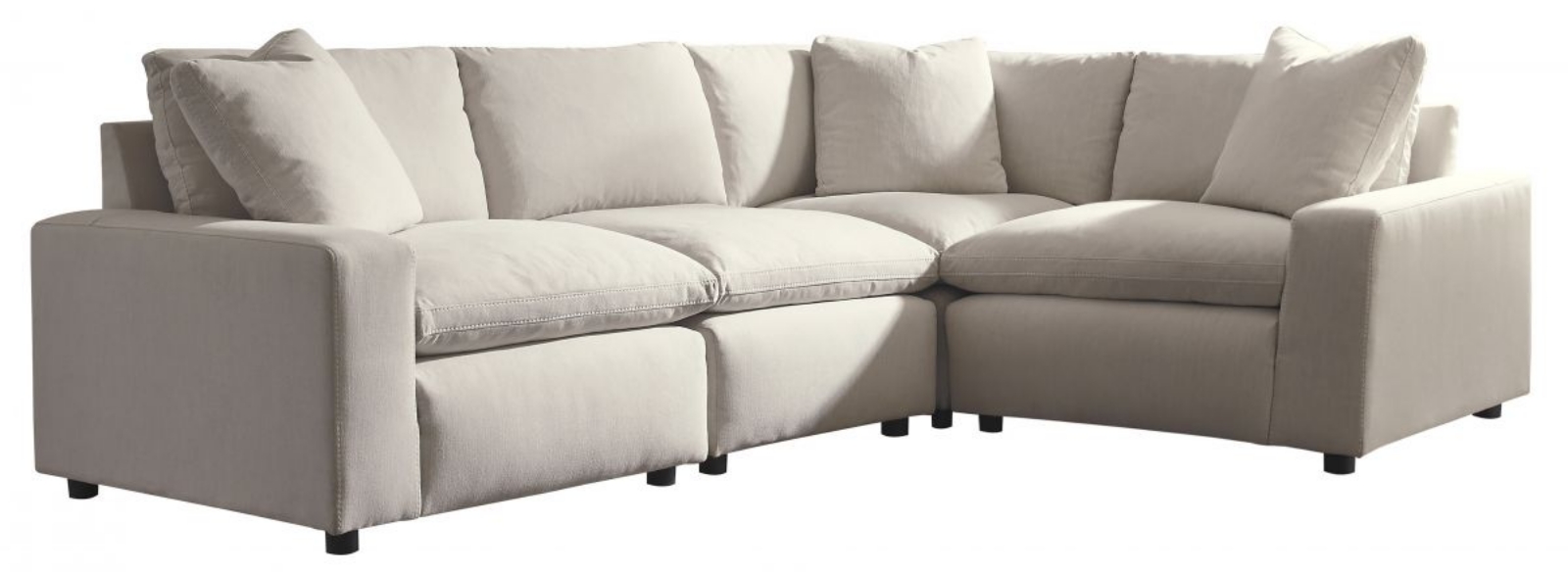 Picture of Ashley Savesto 4-Piece Sectional, Ivory