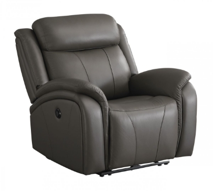 Picture of Ashley Chasewood Zero Wall Power Recliner, Dark Gray